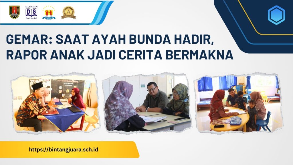 gemar gerakan ayah mengambil rapor anak