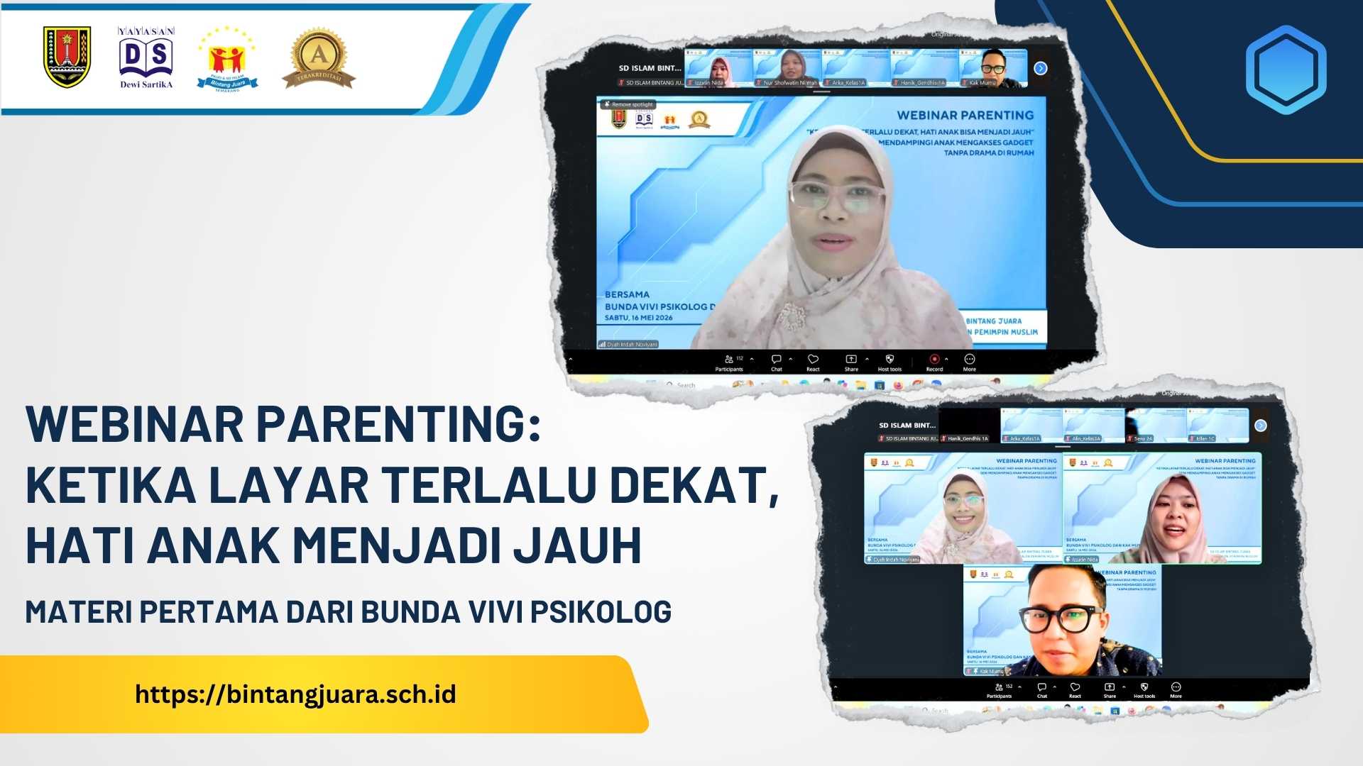 webinar parenting ketika layar terlalu dekat