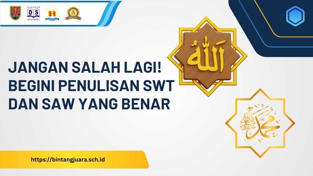penulisan swt dan saw yang benar